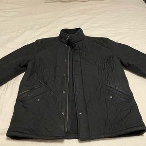 Men’s Barbour Quilted Jacket (Black / Large)